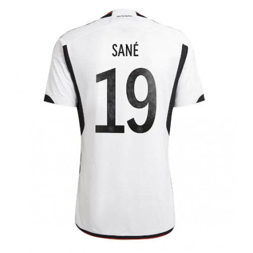 Germany Leroy Sane #19 Replica Home Shirt World Cup 2022 Short Sleeve